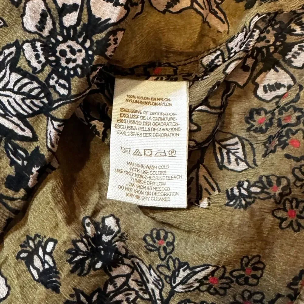 Free People Womens Hendrix Printed Top - S